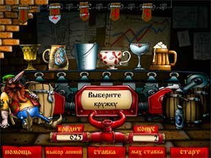 Jackpot system is supported. Slot machine 'Dwarfs'